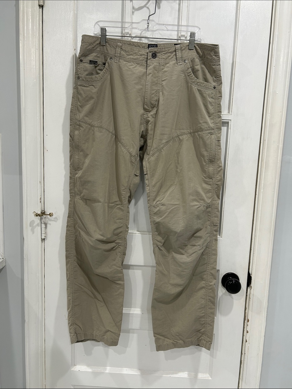 Kuhl Men's Lightweight Khaki Utility Outdoor Work Hiking Pants - Size 36x32